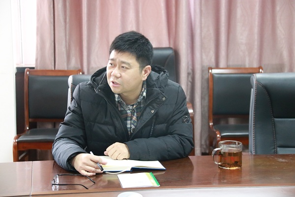 杨健民书记进行总结发言