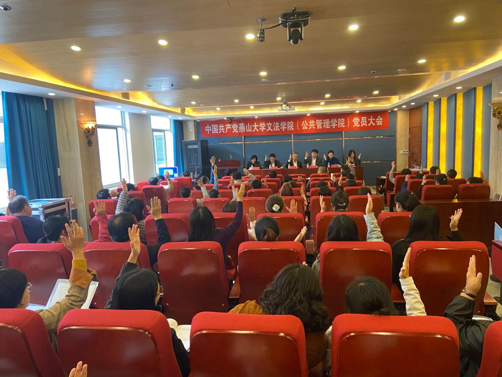 表决决议草案现场